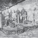 Моловище, окр. Битоля, Македония 1917 г., погребението на Нистор Тодоров Шунгелски, моя дядо